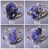Sodalite freeform faceted cuff bracelet