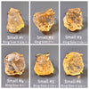 Raw citrine crystal ring