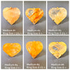 Golden healer faceted heart ring