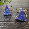 Sodalite triangle cuff bracelet