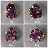 Druzy amethyst cluster pendant