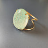 Amazonite oval cuff bracelet