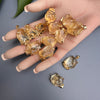 Small raw citrine gem pendant
