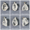 Raw crystal quartz pendant