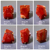 Freeform faceted red jasper gemstone ring