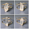 Lemurian point cuff bracelet