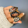 Druzy geode slice ring