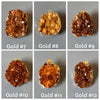 Bezel Brazilian druzy citrine necklace