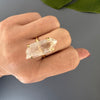 Small lemurian aura point ring