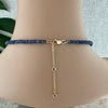Blue kyanite necklace