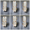 Raw selenite bar ring