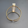 Selenite cuff bracelet