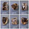 Raw smoky quartz chunky statement ring