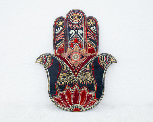 "Abundance" Hamsa Hand