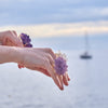 Large druzy amethyst rosette statement ring