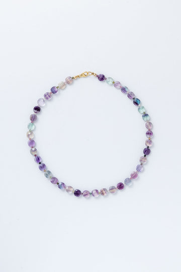 Fluorite Cuison Beads Choker