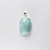 Larimar oval pendant