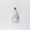 Larimar pear-shaped pendant