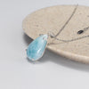 Larimar pear-shaped pendant