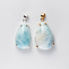 Larimar pear-shaped pendant