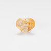 Golden healer faceted heart inner band ring