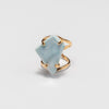 Freeform larimar ring
