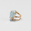 Freeform larimar ring
