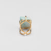 Freeform larimar ring