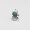 Larimar rectangle cabochon ring