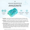 Amazonite round cabochon ring