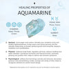 Hathor Crystalina — shaded aquamarine & lemurian crystal necklace