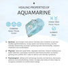 Raw aquamarine crystal ring