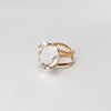 Crystal heart ring