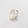 Medium chunky raw crystal statement ring