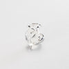 Medium chunky raw crystal statement ring