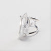 Lemurian crystal point ring