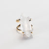 Lemurian crystal point ring