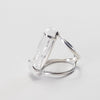 Lemurian crystal point ring