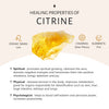 Oversized raw citrine chunky statement ring