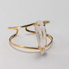 Lemurian point cuff bracelet