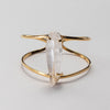 Lemurian point cuff bracelet