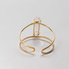Lemurian point cuff bracelet