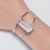 Lemurian point cuff bracelet