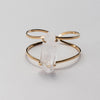 Lemurian point cuff bracelet