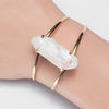 Lemurian point cuff bracelet