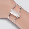 Lemurian point cuff bracelet