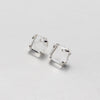 Freeform faceted crystal studs