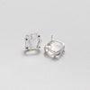 Freeform faceted crystal studs
