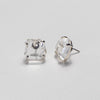 Freeform faceted crystal studs