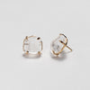Freeform faceted crystal studs